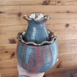 Handmade Glazed Ceramic Dip Chiller